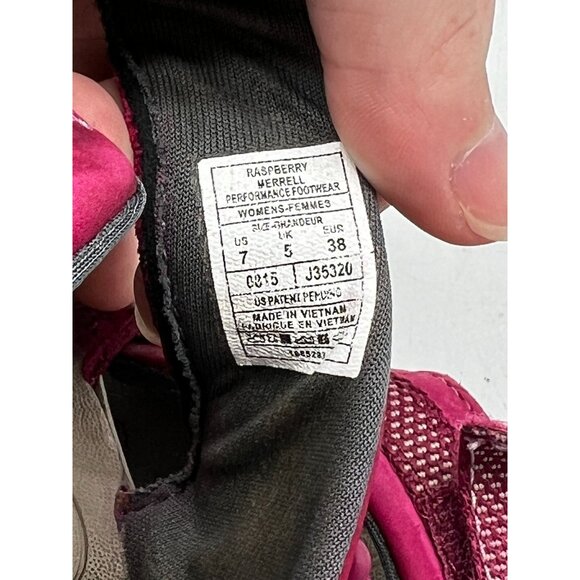 Merrell Women's Azura Wrap Mary Jane Closed Toe Flat Sandal Size 7 Pink Casual - Picture 7 of 7